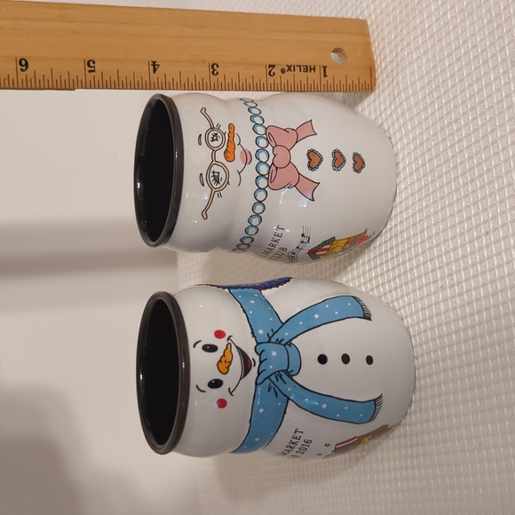 Kinder Club Christmas Snowman & Snowlady Mugs Chicago - Picture 6 of 6